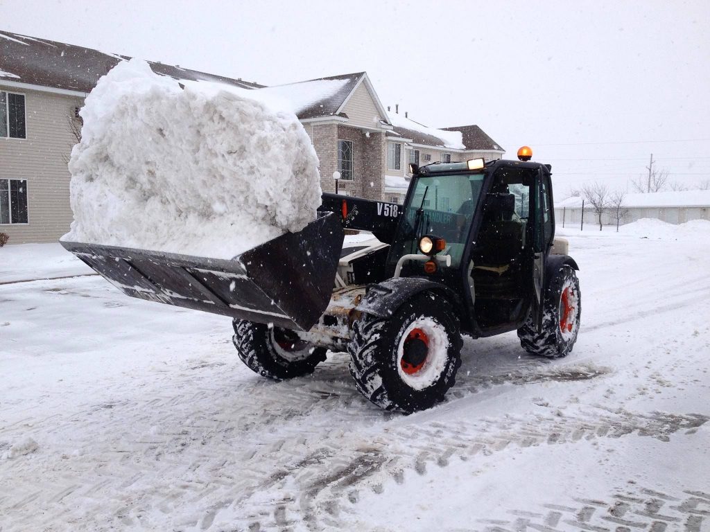parking lot snow removal